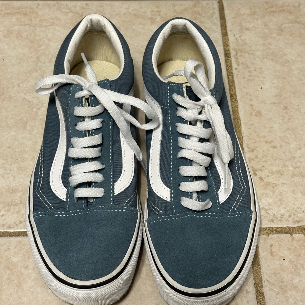 Vans Blue and White Woman Sneakers